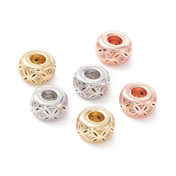 PandaHall Brass Micro Pave Clear Cubic Zirconia Beads, Long-Lasting Plated, Cadmium Free & Lead Free, Rondelle, Mixed Color, 7.5x4mm, Hole...
PandaHall Brass Micro Pave Clear Cubic Zirconia Beads, Long-Lasting Plated, Cadmium Free & Lead Free, Rondelle, Mixed Color, 7.5x4mm, Hole...