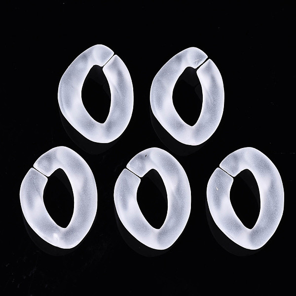 PandaHall Frosted Acrylic Linking Rings, Quick Link Connectors, for Curb Chains Making, Twist, Clear, 23x17x4mm, Inner Diameter: 6.5x8.5mm...
PandaHall Frosted Acrylic Linking Rings, Quick Link Connectors, for Curb Chains Making, Twist, Clear, 23x17x4mm, Inner Diameter: 6.5x8.5mm...