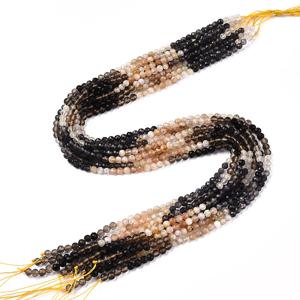 PandaHall Natural Mixed Gemstone Beads Strands, Round Beads, Faceted, 4x4mm, Hole: 0.6mm, about 104~108pcs/strand, 15.35''~15.75''(39~40cm)...
PandaHall Natural Mixed Gemstone Beads Strands, Round Beads, Faceted, 4x4mm, Hole: 0.6mm, about 104~108pcs/strand, 15.35''~15.75''(39~40cm)...