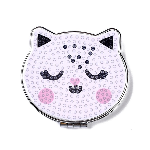 PandaHall DIY Cat Special Shaped Diamond Painting Mini Makeup Mirror Kits, Foldable Two Sides Vanity Mirrors, with Rhinestone, Pen, Plastic...
PandaHall DIY Cat Special Shaped Diamond Painting Mini Makeup Mirror Kits, Foldable Two Sides Vanity Mirrors, with Rhinestone, Pen, Plastic...