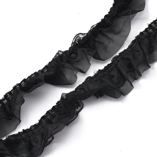 PandaHall Double-Layer Pleated Polyester Chiffon Lace Trim, for Costume Decoration, Black, 2 inch(50mm) Polyester None Black
PandaHall Double-Layer Pleated Polyester Chiffon Lace Trim, for Costume Decoration, Black, 2 inch(50mm) Polyester None Black