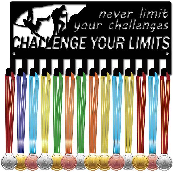 PandaHall CREATCABIN Climbing Medal Holder Medal Hangers Display Rack Sports Hanging Awards Iron Small Metal Wall Mount with 14 Hooks for..., Black
PandaHall CREATCABIN Climbing Medal Holder Medal Hangers Display Rack Sports Hanging Awards Iron Small Metal Wall Mount with 14 Hooks for..., Black