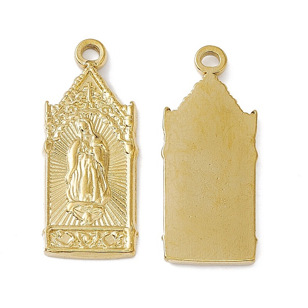 PandaHall Vacuum Plating 304 Stainless Steel Pendants, Arch with Virgin Pattern Charms, Golden, 29x12x2mm, Hole: 1.8mm 304 Stainless Steel...
PandaHall Vacuum Plating 304 Stainless Steel Pendants, Arch with Virgin Pattern Charms, Golden, 29x12x2mm, Hole: 1.8mm 304 Stainless Steel...