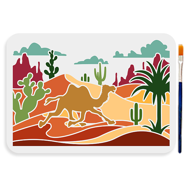 PandaHall MAYJOYDIY US 1Pc PET Hollow Out Drawing Painting Stencils, for DIY Scrapbook, Photo Album, with 1Pc Art Paint Brushes, Cactus...
PandaHall MAYJOYDIY US 1Pc PET Hollow Out Drawing Painting Stencils, for DIY Scrapbook, Photo Album, with 1Pc Art Paint Brushes, Cactus...