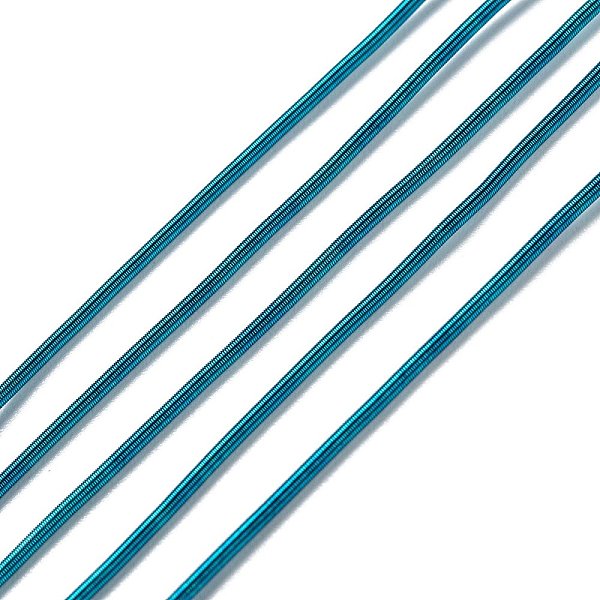 PandaHall French Wire Gimp Wire, Flexible Round Copper Wire, Metallic Thread for Embroidery Projects and Jewelry Making, Teal, 18 Gauge(1mm)..., Cyan
PandaHall French Wire Gimp Wire, Flexible Round Copper Wire, Metallic Thread for Embroidery Projects and Jewelry Making, Teal, 18 Gauge(1mm)..., Cyan