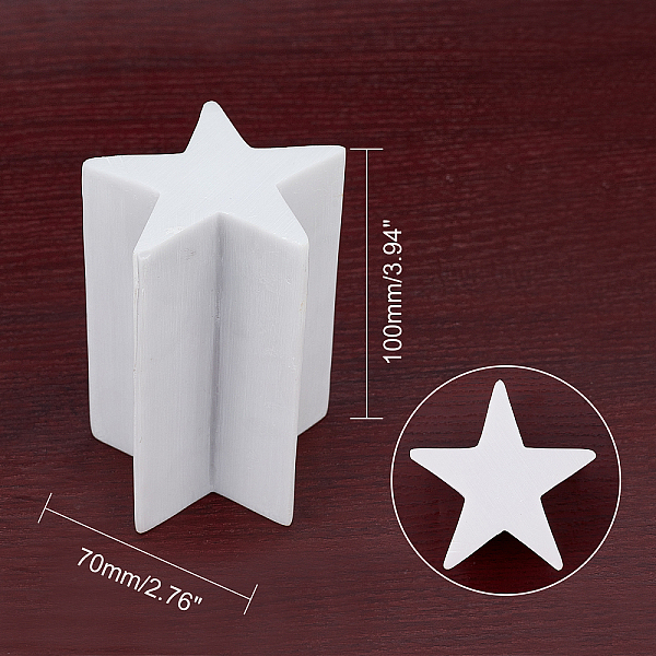 PandaHall Resin Handmade Soap Rendering Accessories, Star, White, 100x70x66mm Resin White
PandaHall Resin Handmade Soap Rendering Accessories, Star, White, 100x70x66mm Resin White