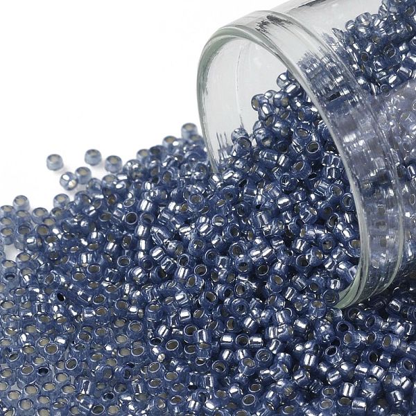 PandaHall TOHO Round Seed Beads, Japanese Seed Beads, (2102) Silver Lined Milky Montana Blue, 15/0, 1.5mm, Hole: 0.7mm, about 15000pcs/50g...
PandaHall TOHO Round Seed Beads, Japanese Seed Beads, (2102) Silver Lined Milky Montana Blue, 15/0, 1.5mm, Hole: 0.7mm, about 15000pcs/50g...