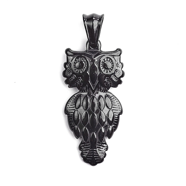 PandaHall 304 Stainless Steel Pendants, Hip-Hop Pendants, Owl, Electrophoresis Black, 38x18x4mm, Hole: 5mm 304 Stainless Steel Owl
PandaHall 304 Stainless Steel Pendants, Hip-Hop Pendants, Owl, Electrophoresis Black, 38x18x4mm, Hole: 5mm 304 Stainless Steel Owl