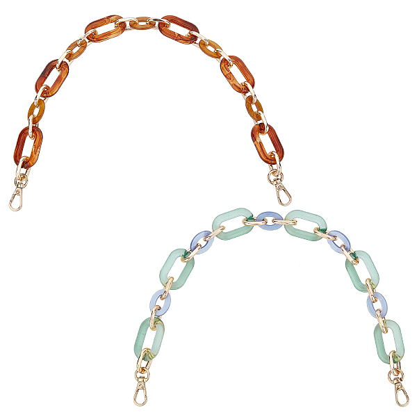 PandaHall 2Pcs 2 Colors Acrylic Bag Handles, with Alloy Clasps, for Bag Straps Replacement Accessories, Mixed Color, 45.3cm, 1pc/color..., Multicolor
PandaHall 2Pcs 2 Colors Acrylic Bag Handles, with Alloy Clasps, for Bag Straps Replacement Accessories, Mixed Color, 45.3cm, 1pc/color..., Multicolor