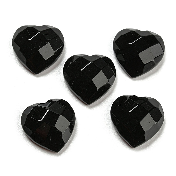 PandaHall Natural Black Onyx Cabochons, Dyed & Heated, Faceted, Heart, 15x15x5.5mm Black Onyx Heart
PandaHall Natural Black Onyx Cabochons, Dyed & Heated, Faceted, Heart, 15x15x5.5mm Black Onyx Heart