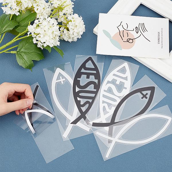 PandaHall SUPERFINDINGS 12 Sheets 6 Style PET Decoration Sticker, for Easter, Jesus Fish/Christian Ichthys Ichthus, Mixed Color, 2..., Multicolor
PandaHall SUPERFINDINGS 12 Sheets 6 Style PET Decoration Sticker, for Easter, Jesus Fish/Christian Ichthys Ichthus, Mixed Color, 2..., Multicolor
