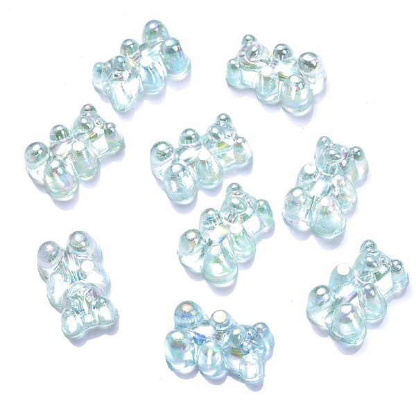 PandaHall Transparent Resin Beads, AB Color Plated, Bear, Aqua, 16x10.5x7mm, Hole: 1.8mm, 20pcs/bag Resin Bear Cyan
PandaHall Transparent Resin Beads, AB Color Plated, Bear, Aqua, 16x10.5x7mm, Hole: 1.8mm, 20pcs/bag Resin Bear Cyan