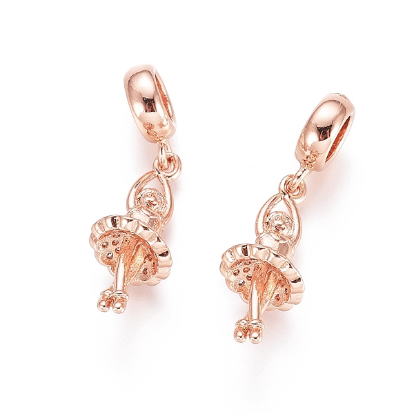 PandaHall Brass Micro Pave Cubic Zirconia European Dangle Charms, Large Hole Pendants, Ballet Dancer, Clear, Rose Gold, 27.5mm, Ballet...
PandaHall Brass Micro Pave Cubic Zirconia European Dangle Charms, Large Hole Pendants, Ballet Dancer, Clear, Rose Gold, 27.5mm, Ballet...