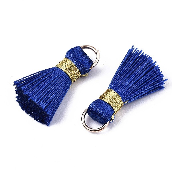 PandaHall Handmade Polycotton(Polyester Cotton) Tassel Decorations, Pendant Decorations, with Golden Iron Loops, Medium Blue, 17~21x10x5mm...
PandaHall Handmade Polycotton(Polyester Cotton) Tassel Decorations, Pendant Decorations, with Golden Iron Loops, Medium Blue, 17~21x10x5mm...