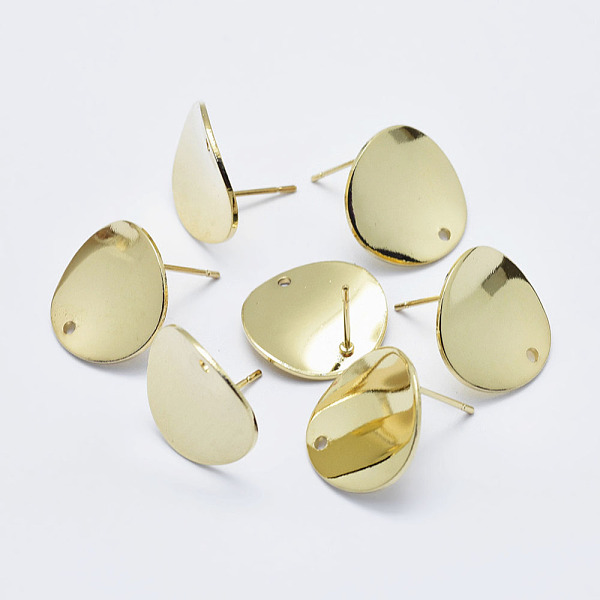 PandaHall Brass Stud Earring Findings, with Loop, Long-Lasting Plated, Real 18K Gold Plated, Nickel Free, Flat Round, 16mm, Hole: 1.5mm, Pin...
PandaHall Brass Stud Earring Findings, with Loop, Long-Lasting Plated, Real 18K Gold Plated, Nickel Free, Flat Round, 16mm, Hole: 1.5mm, Pin...