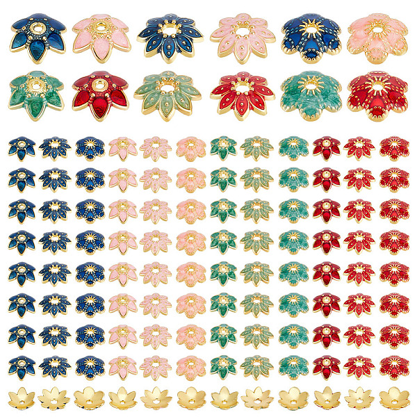 PandaHall PH 96pcs 12 Styles Flower Bead Caps, 9mm Alloy Enamel Bead Caps Bead End Spacers Vintage Filigree Bead Stopper for DIY Earring..., Multicolor
PandaHall PH 96pcs 12 Styles Flower Bead Caps, 9mm Alloy Enamel Bead Caps Bead End Spacers Vintage Filigree Bead Stopper for DIY Earring..., Multicolor