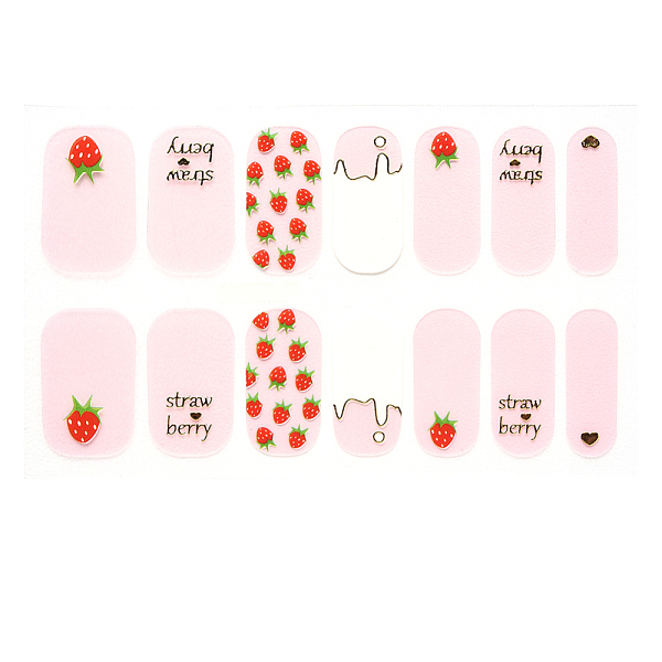 PandaHall Full Cover Nombre Nail Stickers, Self-Adhesive, for Nail Tips Decorations, Misty Rose, 24x8mm, 14pcs/sheet Paper Fruit
PandaHall Full Cover Nombre Nail Stickers, Self-Adhesive, for Nail Tips Decorations, Misty Rose, 24x8mm, 14pcs/sheet Paper Fruit