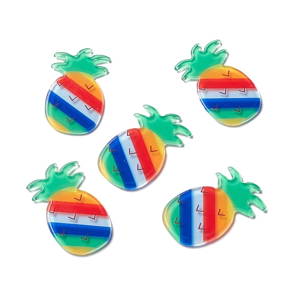 PandaHall Acrylic Cabochons Suitable for Hair Pins, Hair Accessories and Clothing for Decoration, Ananas, Colorful, 34.5x20x2mm Acrylic...
PandaHall Acrylic Cabochons Suitable for Hair Pins, Hair Accessories and Clothing for Decoration, Ananas, Colorful, 34.5x20x2mm Acrylic...