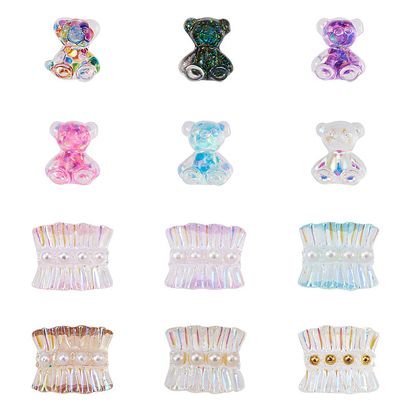 PandaHall Yilisi 84Pcs Resin Cabochons, Nail Art Decoration Accessories, Rectangle & Bear, Mixed Color, 84pcs/box Resin Bear Multicolor
PandaHall Yilisi 84Pcs Resin Cabochons, Nail Art Decoration Accessories, Rectangle & Bear, Mixed Color, 84pcs/box Resin Bear Multicolor