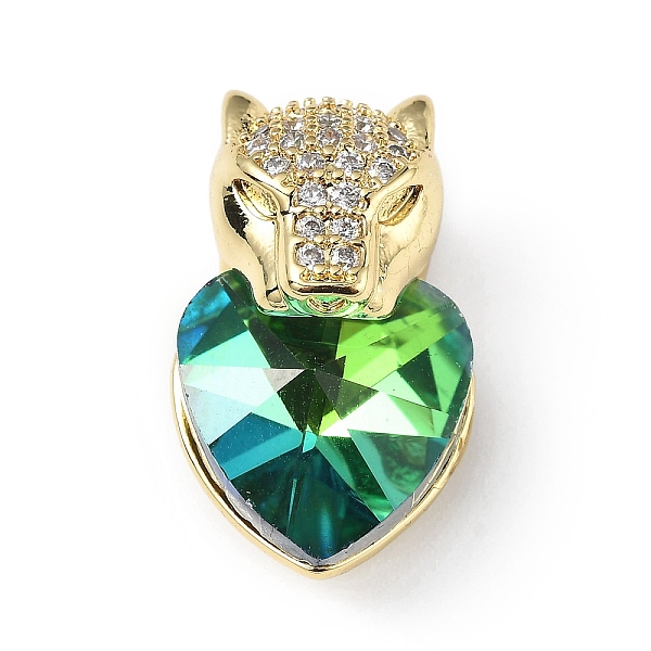 PandaHall Real 18K Gold Plated Rack Plating Brass Micro Pave Clear Cubic Zirconia Pendants, with Glass, Long-Lasting Plated, Cadmium Free &..., Green
PandaHall Real 18K Gold Plated Rack Plating Brass Micro Pave Clear Cubic Zirconia Pendants, with Glass, Long-Lasting Plated, Cadmium Free &..., Green