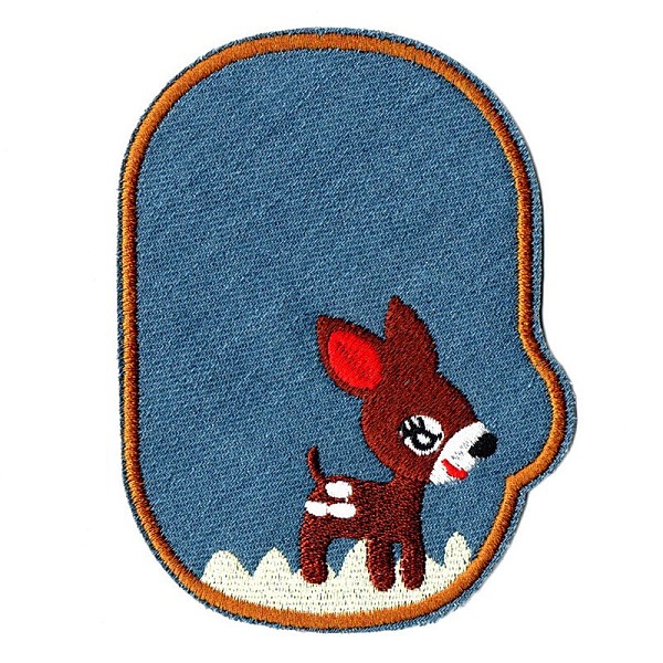 PandaHall Computerized Embroidery Cloth Iron on/Sew on Patches, Costume Accessories, Oval with Sika deer, Steel Blue, 11.7x8.7cm Cloth Deer...
PandaHall Computerized Embroidery Cloth Iron on/Sew on Patches, Costume Accessories, Oval with Sika deer, Steel Blue, 11.7x8.7cm Cloth Deer...
