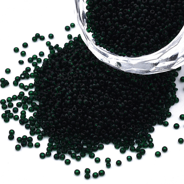 PandaHall 15/0 Transparent Czech Glass Seed Beads, Round, Dark Slate Gray, 1.5x1mm, Hole: 0.5mm, about 500g/bag Czech Glass
PandaHall 15/0 Transparent Czech Glass Seed Beads, Round, Dark Slate Gray, 1.5x1mm, Hole: 0.5mm, about 500g/bag Czech Glass