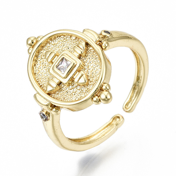 PandaHall Brass Micro Pave Clear Cubic Zirconia Cuff Rings, Open Rings, Wide Band Rings, Cadmium Free & Nickel Free & Lead Free, Oval, Real...
PandaHall Brass Micro Pave Clear Cubic Zirconia Cuff Rings, Open Rings, Wide Band Rings, Cadmium Free & Nickel Free & Lead Free, Oval, Real...