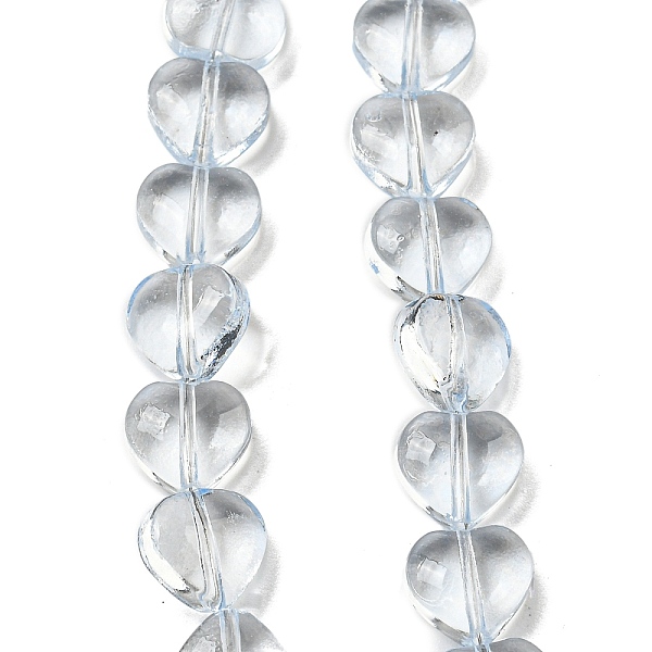 PandaHall Baking Paint Transparent Glass Beads Strands, Heart, Light Sky Blue, 8x8x4.5mm, Hole: 0.8mm, about 99~100pcs/strand, 29.13~29.53...
PandaHall Baking Paint Transparent Glass Beads Strands, Heart, Light Sky Blue, 8x8x4.5mm, Hole: 0.8mm, about 99~100pcs/strand, 29.13~29.53...