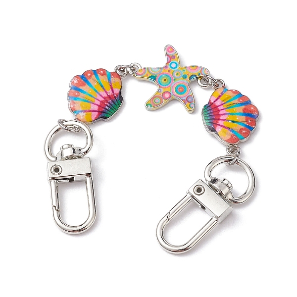 PandaHall Ocean Theme Alloy Enamel Link Purse Strap Extenders, Shell & Starfish Purse Extension Chains with Swivel Clasp, Colorful, 14.2cm..., Multicolor
PandaHall Ocean Theme Alloy Enamel Link Purse Strap Extenders, Shell & Starfish Purse Extension Chains with Swivel Clasp, Colorful, 14.2cm..., Multicolor
