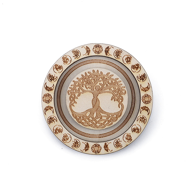 PandaHall Flat Round Wood Bracelet Display Trays, Holds up to one Bracelet, for Home decoration, Cornsilk, Tree Pattern, 9.5cm Wood Tree..., Gold
PandaHall Flat Round Wood Bracelet Display Trays, Holds up to one Bracelet, for Home decoration, Cornsilk, Tree Pattern, 9.5cm Wood Tree..., Gold