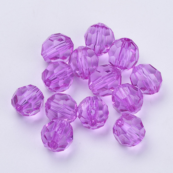 PandaHall Transparent Acrylic Beads, Faceted, Round, Dark Violet, 6x5.5mm, Hole: 1.3mm, about 420pcs/50g Acrylic Round
PandaHall Transparent Acrylic Beads, Faceted, Round, Dark Violet, 6x5.5mm, Hole: 1.3mm, about 420pcs/50g Acrylic Round