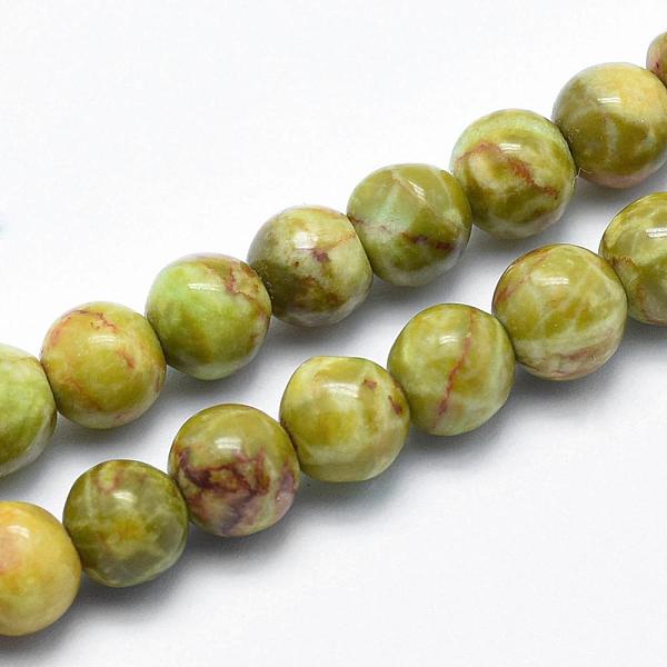 PandaHall Natural Marble Beads Strands, Round, Dyed & Heated, Olive Drab, 6mm, Hole: 1mm, about 62pcs/strand, 15 inch(38cm) Natural Gemstone..., Green
PandaHall Natural Marble Beads Strands, Round, Dyed & Heated, Olive Drab, 6mm, Hole: 1mm, about 62pcs/strand, 15 inch(38cm) Natural Gemstone..., Green