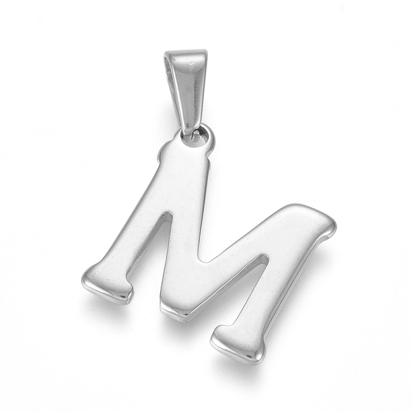 PandaHall 304 Stainless Steel Pendants, Stainless Steel Color, Initial Letter.M, 20x18x1.8mm, Hole: 3x7mm 304 Stainless Steel Letter M
PandaHall 304 Stainless Steel Pendants, Stainless Steel Color, Initial Letter.M, 20x18x1.8mm, Hole: 3x7mm 304 Stainless Steel Letter M