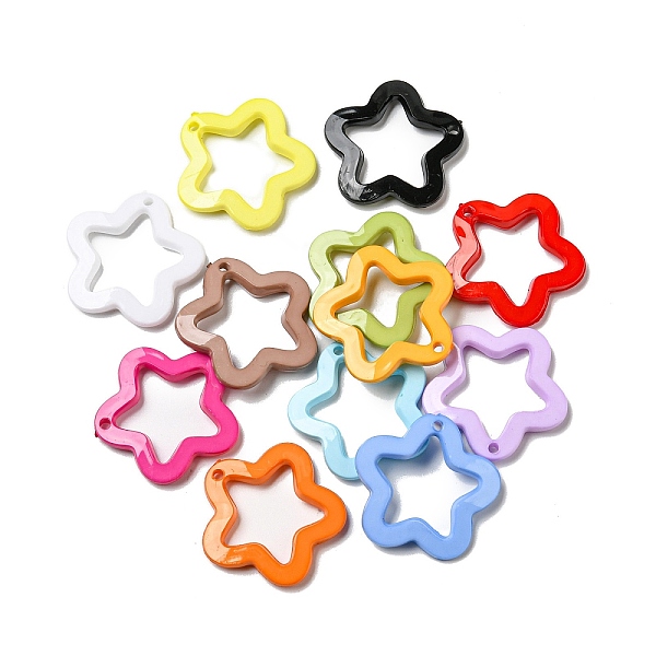 PandaHall Opaque Acrylic Pendants, Star, Mixed Color, 30x30x5mm, Hole: 1.8mm, about 500pcs/500g Acrylic Star Multicolor
PandaHall Opaque Acrylic Pendants, Star, Mixed Color, 30x30x5mm, Hole: 1.8mm, about 500pcs/500g Acrylic Star Multicolor