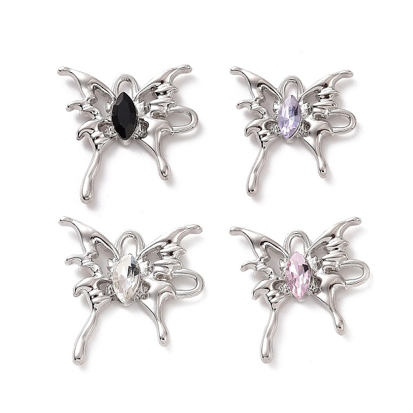 PandaHall Rack Plating Alloy Connector Charms, Butterfly Links with Glass, Platinum, Cadmium Free & Lead Free & Nickle Free, Mixed Color..., Multicolor
PandaHall Rack Plating Alloy Connector Charms, Butterfly Links with Glass, Platinum, Cadmium Free & Lead Free & Nickle Free, Mixed Color..., Multicolor