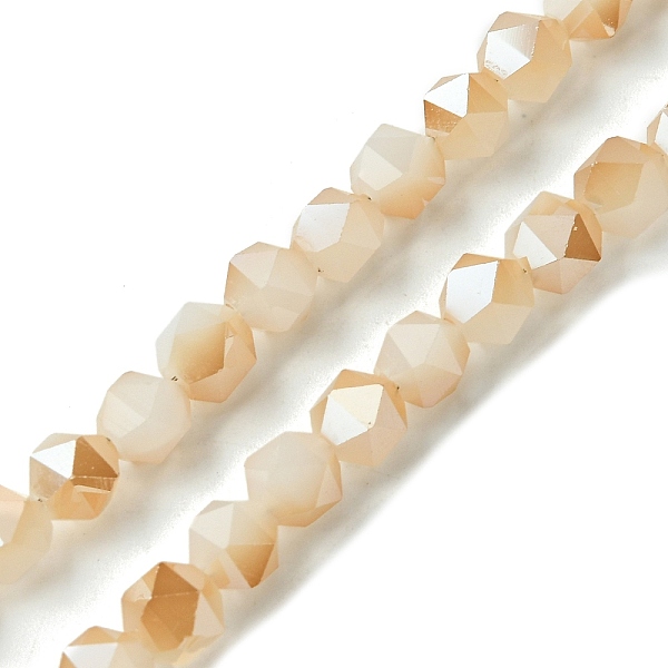 PandaHall Electroplate Glass Beads Strands, Faceted Round, Moccasin, 5.5x5x6mm, Hole: 1mm, about 101pcs/strand, 22.05''(56cm) Glass Round..., Orange
PandaHall Electroplate Glass Beads Strands, Faceted Round, Moccasin, 5.5x5x6mm, Hole: 1mm, about 101pcs/strand, 22.05''(56cm) Glass Round..., Orange