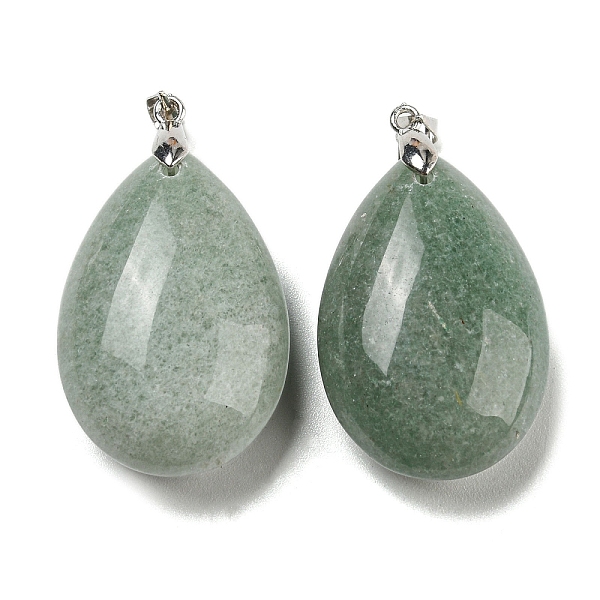 PandaHall Natural Green Aventurine Pendants, Teardrop Charms, with Rack Plating Platinum Plated Brass Pinch Bails, Lead Free & Cadmium Free...
PandaHall Natural Green Aventurine Pendants, Teardrop Charms, with Rack Plating Platinum Plated Brass Pinch Bails, Lead Free & Cadmium Free...