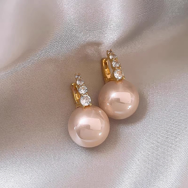 PandaHall Alloy Rhinestone Hoop Earrings, Pink Plastic Pearl Beads Earrings with 925 Sterling Silver Pins, Golden, 50x50mm Rhinestone
PandaHall Alloy Rhinestone Hoop Earrings, Pink Plastic Pearl Beads Earrings with 925 Sterling Silver Pins, Golden, 50x50mm Rhinestone