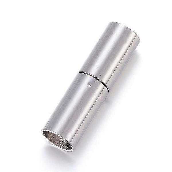 PandaHall 304 Stainless Steel Bayonet Clasps, Column, Stainless Steel Color, 21x6mm, Hole: 5mm 304 Stainless Steel
PandaHall 304 Stainless Steel Bayonet Clasps, Column, Stainless Steel Color, 21x6mm, Hole: 5mm 304 Stainless Steel