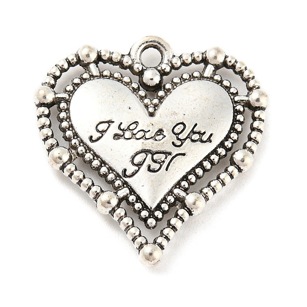 PandaHall Tibetan Style Alloy Pendants, Antique Silver, Heart, 20x19.5x2.5mm, Hole: 1.5mm Alloy Heart
PandaHall Tibetan Style Alloy Pendants, Antique Silver, Heart, 20x19.5x2.5mm, Hole: 1.5mm Alloy Heart