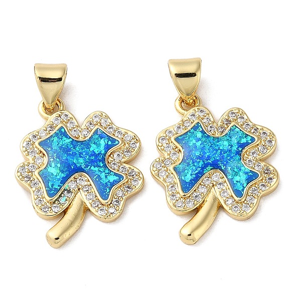 PandaHall Brass Micro Pave Blue Cubic Zirconia Pendants, with Shell, Clover, Real 18K Gold Plated, 20x15.5x2.5mm, Hole: 4x3mm Brass+Cubic...
PandaHall Brass Micro Pave Blue Cubic Zirconia Pendants, with Shell, Clover, Real 18K Gold Plated, 20x15.5x2.5mm, Hole: 4x3mm Brass+Cubic...