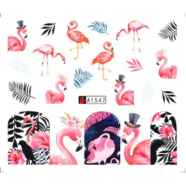 PandaHall Nail Art Water Transfer Sticker, Flamingo Watermark Nail Decals, for Woman Girls Nails Design Manicure Tips Decoration, Colorful...
PandaHall Nail Art Water Transfer Sticker, Flamingo Watermark Nail Decals, for Woman Girls Nails Design Manicure Tips Decoration, Colorful...