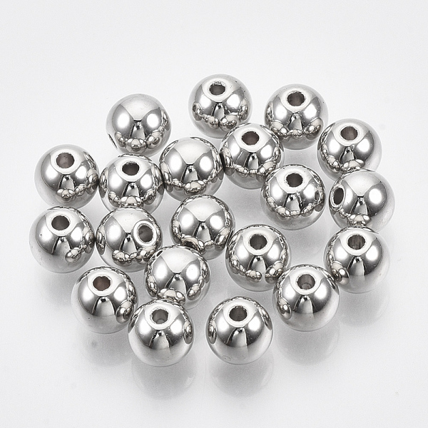 PandaHall CCB Plastic Beads, for DIY Jewelry Making, Round, Platinum, 8x7mm, Hole: 1.6mm, about 1900pcs/500g. Plastic Round
PandaHall CCB Plastic Beads, for DIY Jewelry Making, Round, Platinum, 8x7mm, Hole: 1.6mm, about 1900pcs/500g. Plastic Round