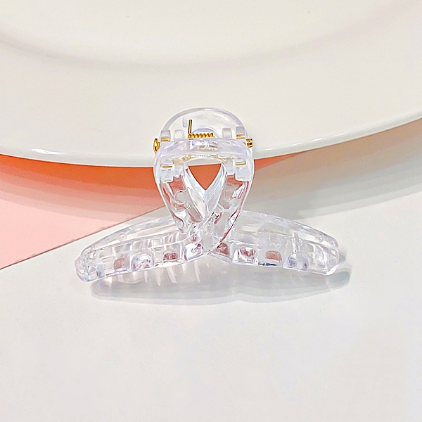 PandaHall Transparent Plastic Large Claw Hair Clips, with Iron Spring, for Girls Thick Hair, Clear, 26x44x16~24mm Plastic Clear
PandaHall Transparent Plastic Large Claw Hair Clips, with Iron Spring, for Girls Thick Hair, Clear, 26x44x16~24mm Plastic Clear