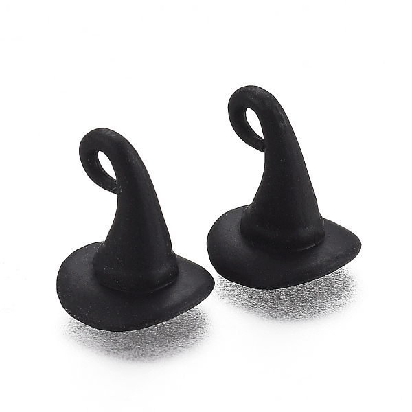 PandaHall Halloween Theme Alloy Pendants, Baking Painted, 3D Magic Hat, Black, 12x10.5mm, Hole: 1.7mm Alloy Hat Black
PandaHall Halloween Theme Alloy Pendants, Baking Painted, 3D Magic Hat, Black, 12x10.5mm, Hole: 1.7mm Alloy Hat Black