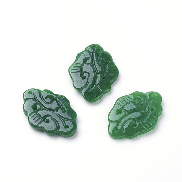 PandaHall Natural Myanmar Jade/Burmese Jade Links connectors, Dyed, 17x23x3~4mm, Hole: 1mm Myanmar Jade Others
PandaHall Natural Myanmar Jade/Burmese Jade Links connectors, Dyed, 17x23x3~4mm, Hole: 1mm Myanmar Jade Others