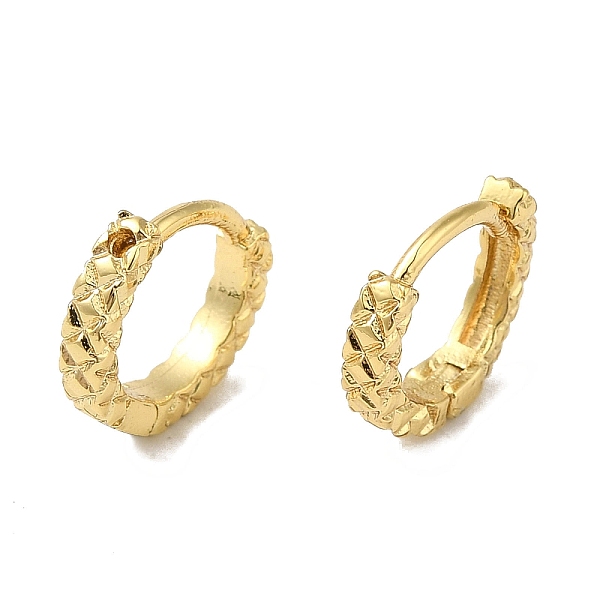 PandaHall Textured Ring Brass Huggie Hoop Earrings for Women, Real 18K Gold Plated, 0.45x0.08 inch(1.15x0.2cm) Brass
PandaHall Textured Ring Brass Huggie Hoop Earrings for Women, Real 18K Gold Plated, 0.45x0.08 inch(1.15x0.2cm) Brass