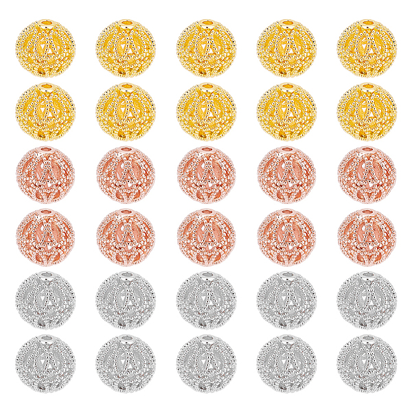 PandaHall PH 30pcs Filigree Beads 10mm Hollow Spacer Beads 18K Gold Plated Beads Brass Metal Spacer Beads Loose Beads Balls for DIY Crafts...
PandaHall PH 30pcs Filigree Beads 10mm Hollow Spacer Beads 18K Gold Plated Beads Brass Metal Spacer Beads Loose Beads Balls for DIY Crafts...