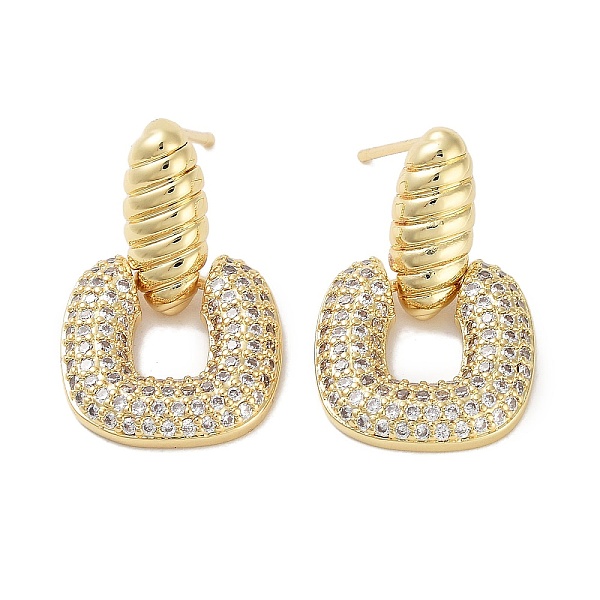 PandaHall Square Brass Micro Pave Cubic Zirconia Stud Earrings for Women, Long-Lasting Plated, Cadmium Free & Lead Free, Real 18K Gold..., Clear
PandaHall Square Brass Micro Pave Cubic Zirconia Stud Earrings for Women, Long-Lasting Plated, Cadmium Free & Lead Free, Real 18K Gold..., Clear