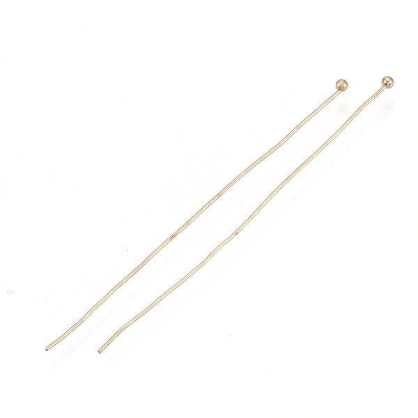 PandaHall Brass Ball Head Pins, Coffee Golden, 50x0.5mm, 24 Gauge, Head: 1.5mm Brass
PandaHall Brass Ball Head Pins, Coffee Golden, 50x0.5mm, 24 Gauge, Head: 1.5mm Brass
